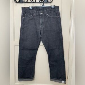 Margaret Howell Edwin Denim Jeans Pants 579-8140018 Size 33 Dark Grey Japan